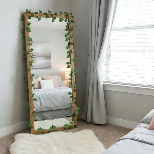 CEWOR Fake Ivy Vines for Room Decor 12pcs Fake Ivy Greenery Garland Wall Decor (Pothos)