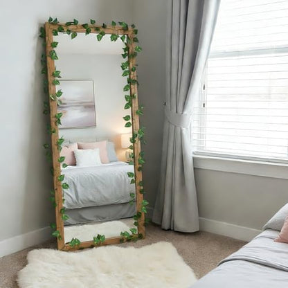 CEWOR Fake Ivy Vines for Room Decor 12pcs Fake Ivy Greenery Garland Wall Decor (Pothos)