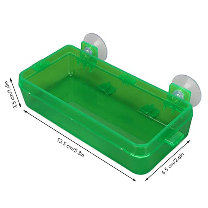 Reptile Water Bowl, Chameleon Feeder Reptile Feeding Feeder Suction Cup Feeder Reptile Feeding Dish Reptile Feeding Food Water Bowl for Gecko Lizard (Large Size 26inch)