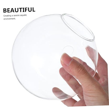 KESYOO Glass Wall Hanging Planter Hydroponic Vase Fish Bubble Tank Modern Decorative Terrarium for Indoor Plants