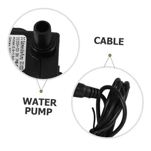Happyyami 4pcs Fountain Pump for Pet Water Fountain Compact Submersible Dc Design for Fish Tanks Energy-efficient and Easy to Install for Cats and Dogs