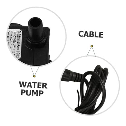 Happyyami 4pcs Fountain Pump for Pet Water Fountain Compact Submersible Dc Design for Fish Tanks Energy-efficient and Easy to Install for Cats and Dogs