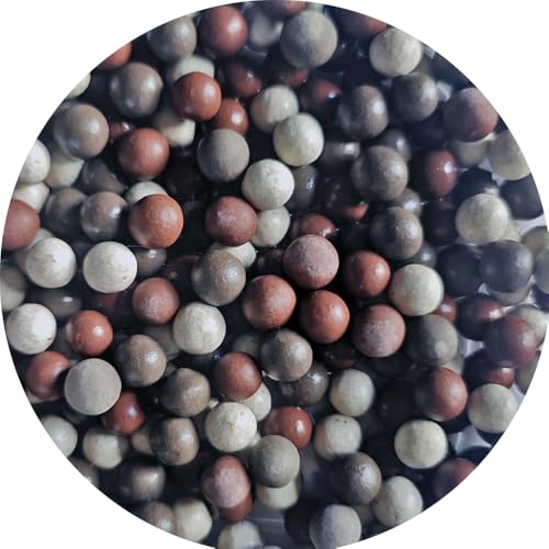 Colorful Leca Clay Pebbles 2LBS for Plants 8-10mm Natural Organic Leca Balls Indoor Potting Garden Soil for Orchid, Succulents, Hydroponics, Decoration, Drainage (Colorful-2, 2 lbs) - color: Prime Color, size: 2LBS