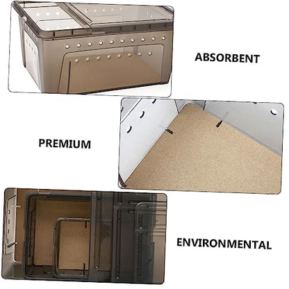 Reptile Habitat Liner Reptile Tank Pad Box Paper Pad Box Paper Liner Kraft Cushion Material