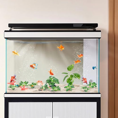 MyLifeUNIT Betta Fish Tank Decor, 10 Pack Silk Aquarium Plants for Aquarium Decoration and Fish Tank Decoration