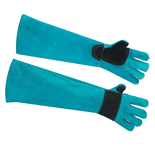 Animal Handling Glove Anti Scratch Protective Gloves for Training Dogs Cat Bird Snake Parrot Lizard Wild Animals Reptiles,Bite Resistant Gloves