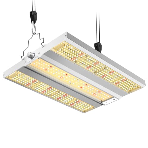 VIPARSPECTRA XS1500 Pro LED Grow Lights for Seed Starting Vegetables Bloom, New-gen Lens Dimming Daisy Chain Full Spectrum Grow Lights for Indoor Plants 2x2/3x3 Grow Tent Actual Power 150 Watt - size: 150W with lens