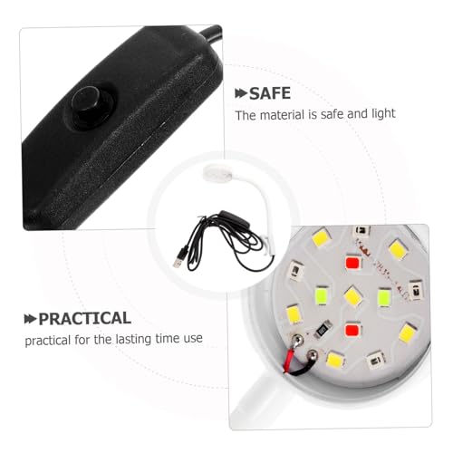 Sosoport Aquarium Led Light Clamp Fish Tank Lamp for Daily Use Easy to Install Lightweight for Aquatic Plants and Reptile Farming