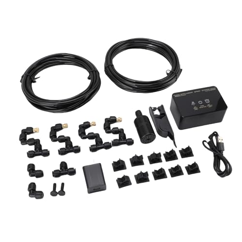 SIXRUN Automatic Reptile System with Timer Function for Terrariums Aquariums Chameleons Snakes Frogs Lizards (US Plug)