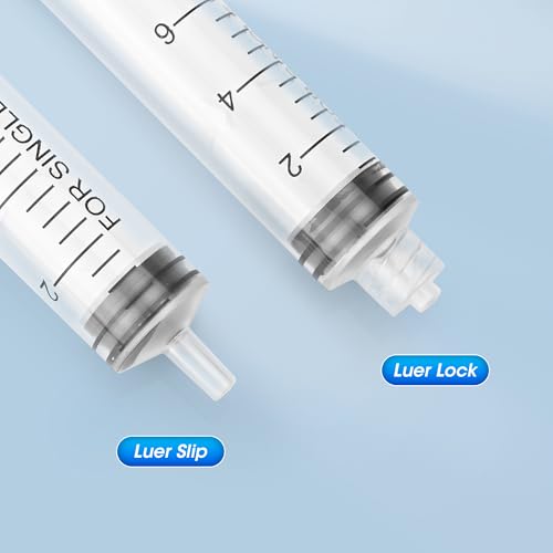 150 ml Large Syringe for Liquids, Syringe Without Needle, for Thick Liquids, 3 Pack Individually Wrapped - style: 150 mL