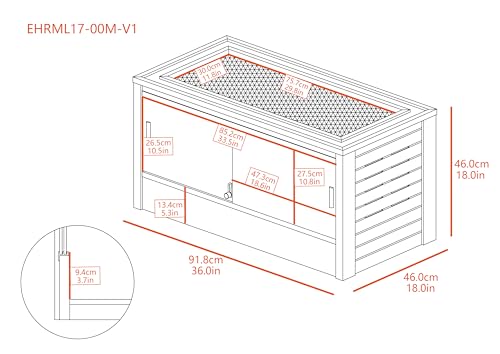 New Age Pet ECOFLEX Two Medium Reptile Enclosures with Matching Stacker Combo Set in Grey - color: Grey, size: Medium