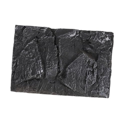 POPETPOP 3D Lizard Background Reptile Tank Decorative Panels Pu Material Aquarium Terrarium Fish Tank Simulated Rock Panel