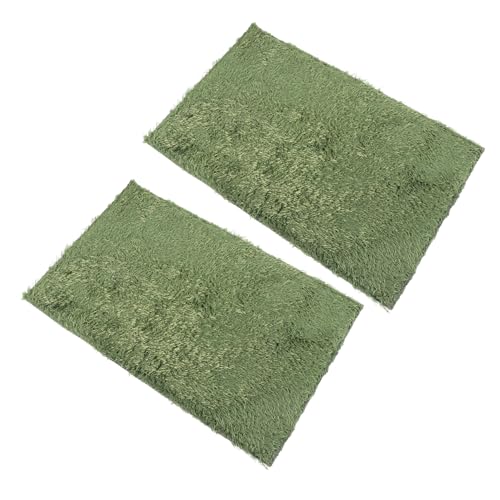 WEKAMOS 2pcs Reptile Chameleon Cage Accessories Reptile Carpet Terrarium Mats Moss Pad