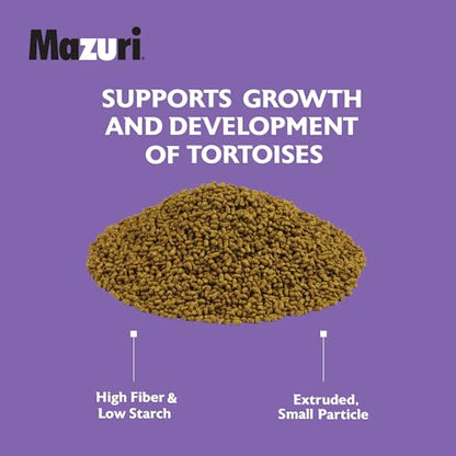 Mazuri | Juvenile Tortoise Food for Baby Tortoises | 8 Ounce (8 oz) Bag