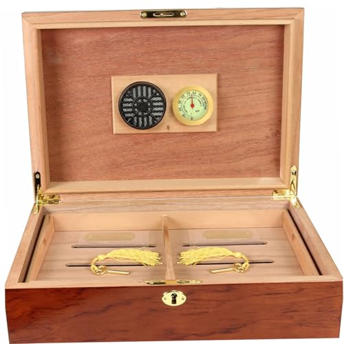Small Round Analog Hygrometer for Humidor and Violin Cases High-Precision Humidity Gauge for Cigar Boxes and Musical Instruments Compact Mechanical Design for Accurate Measurement