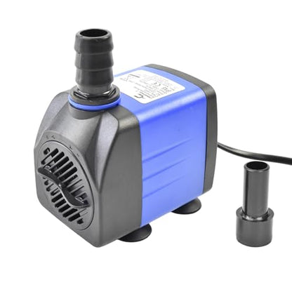 CONQUERALL Small Submersible Water Pump 118GPH 8W Smart for Garden Fountain Irrigation Circulation - color: 118gph-8w, size: 1PC
