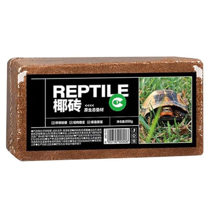 Pet Bricks - Cocofiber Substrate Reptile Substrate Brick,Coco Coir BricksBedding Reptiles, Coirpeat Brick, Natural Husk Bedding, Tortoise Habitat Accessories