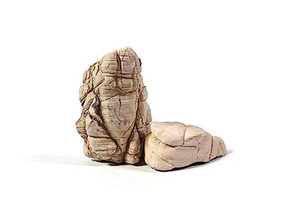 LANDEN Elephant Skin Stone Natural Multi-Texture Rocks (18lbs, 3~9 inches,7pcs) for Aquarium, Paludarium, Terrariums, Landscaping, Decorative of Caves, Waterfalls, Cliffs - size: 11 Elephant Skin Stone(3-9 inches,18lbs)
