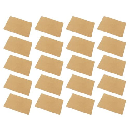 Yardwe Reptiles Box Paper Mat 50 Sheets Kraft Disposable Cushion Pad for Breeding Box Bottom Liner Suitable for Reptile Raising and Feeding Supplies