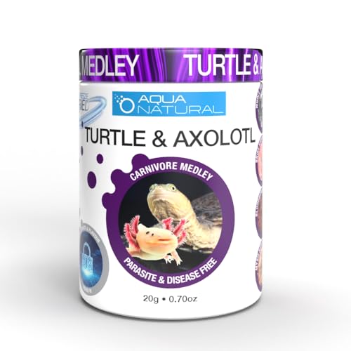 Aqua Natural Turtle & Axolotl Medley 0.70oz Fish Food - size: 0.7 Ounce (Pack of 1)