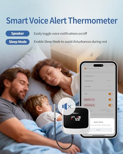 Frigga S0-P 4G & WiFi Refrigerator Thermometer with Alarm, Freezer Temperature Monitor with App Control for Home Kitchen Fridge Hot Tub, 2 Years Subscription Included