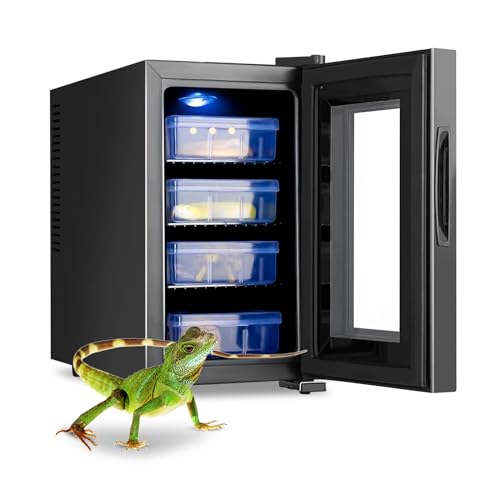 GOYOJO Reptile Egg Incubator 23L Small Digital Lab Incubator Cooling and Heating 10−40°C Precise Temperature Control for Turtle Lizard Gecko Snake Reptiles Hatching with UV-Resistant Glass Door