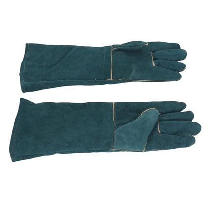 ZJchao Bite Proof Gloves, Animal Handling Gloves, Pet Grooming Gloves for Dog Cat Reptile Bird Snake Lizard Falcon with Cut Puncture and Scratch, Heat Oil Fire BBQ Garden