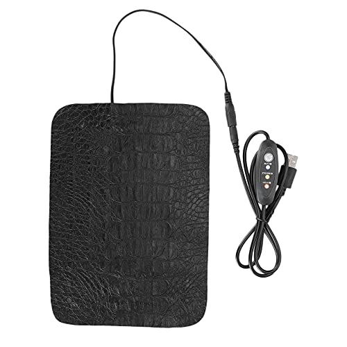 Asixxsix Reptile Heat Mat with Temperature Control for Amphibians, 3 Level Adjustable Heating Pad for Lizards Snakes Turtles (S 23 Inch) - size: S 23 Inch