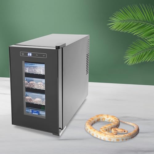 23L Reptile Egg Incubator with Precise Temperature Control, Large Cabinet Incubator for Hatching Snake, Lizard, Turtle, Chicken & Quail Eggs, Digital LED Display, 50-104°F Adjustable, 110V US Plug