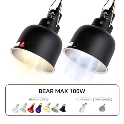 Reptile Dimming Thermostat with 2 pack Dome Lamp Fixture