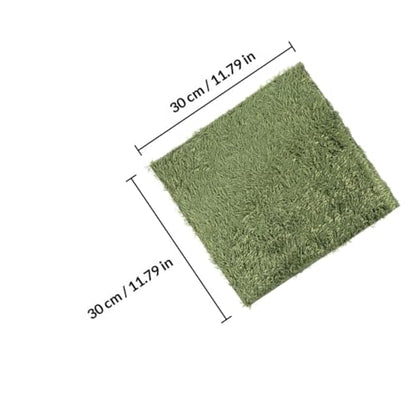 2pcs Natural-Looking Reptile Mats Simulated Moss Carpets for Climbing Pets Moisturizing Fake Lawn for Terrariums Safe and Absorbent Bedding for Turtles and Frogs