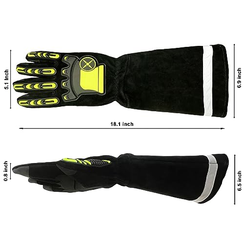 Snake Bite Proof Gloves Dexterous Animal Handling Tool Full Cover Kevlar material Reinforced Puncture Protection For Rattlesnake Cobra Pets Dogs Cats Reptiles