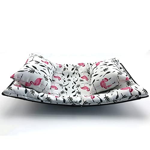 Bearded Dragon Hammock Lizard Hammock Reptile Bed with Pillow Lizard Habitat Soft and Warm Small Animal Sleeping Bag Set