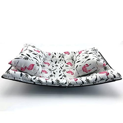 Bearded Dragon Hammock Lizard Hammock Reptile Bed with Pillow Lizard Habitat Soft and Warm Small Animal Sleeping Bag Set