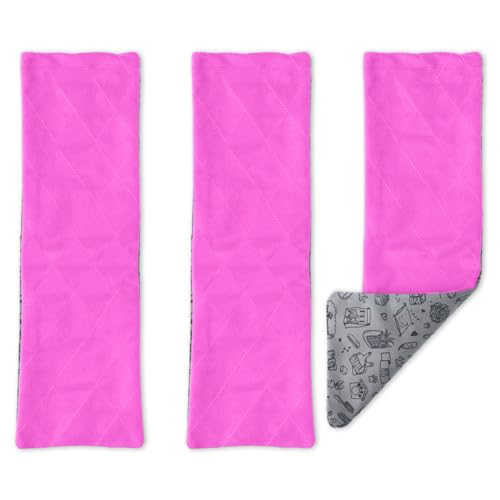 Paw Inspired Fleece Liners for Ferret Nation, Critter Nation Cage Ramp for Ferrets, Rats, Chinchillas, Hedgehogs & Other Small Animals (Pink, Ramp Cover - 3 Pack) - color: Pink, size: Ramp Cover - 3 Pack