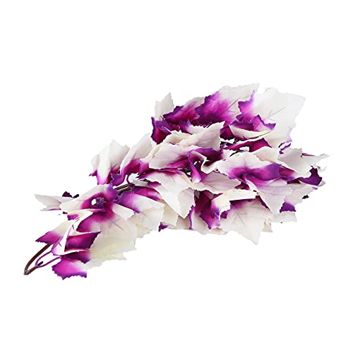 BORDSTRACT Artificial Reptile Plant, Lifelike Plastic Hanging Leaves Decoration with Suction Cup for Terrarium Fish and Reptile Habitats (T-1034Q) - size: T-1034Q