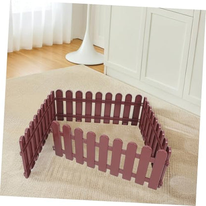 Toyvian 4pcs Outdoor Tortoise Enclosure Playpen Durable Decorative Garden Fence for Reptiles Small Pets Easy to Assemble Weather-Resistant Barrier for Patio