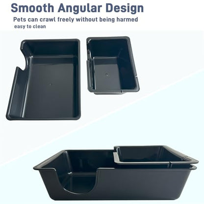 Humid Hideout Cave for Reptiles, Snake Hide for Ball Pythons, Gecko Hide, Leopard Geckos, Bearded Dragons,Compact Terrarium Decor with Easy-Clean Design (9.5"x6.7"x2.2" Large) - size: Large (1 Count)