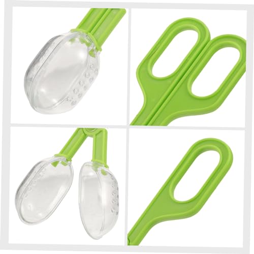 KESYOO Reptile Feeding Tool Scoop for Waste Cleanup and Feeding for Use Clamp Design for Safe Handling of Reptiles and