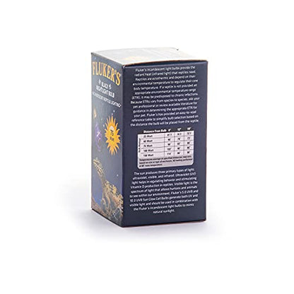 Fluker's Incandescent Black Nightlight Bulbs for Reptiles, 75 Watt - size: 75 Watts