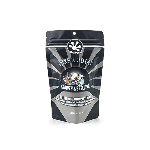 Pangea Gecko Diet: Growth & Breeding Formula™ 8 oz (1/2 lbs) - size: 8 Ounce (Pack of 1)