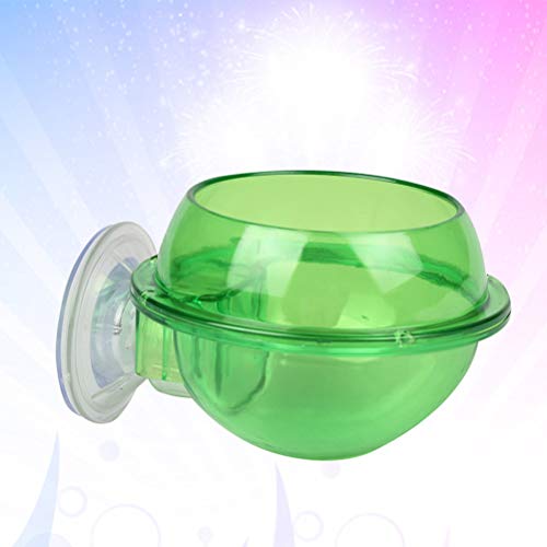 Balacoo Reptile Feeder Bowl with Suction Cup Pet Food and Water Dish for Lizards Turtles Chameleons Geckos and Other Small Reptiles Stable Wall Mount 3.93X3.14X2.36 Inch