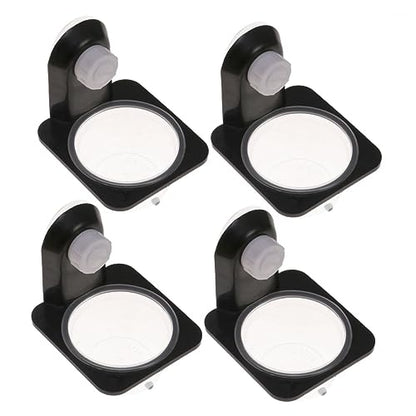 UKCOCO Reptile Food Bowl 4 Pack Gecko Terrarium Accessories Non-Slip Base Easy to Clean Material for Kinds of Reptiles