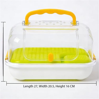 Reptile Tank Observation and Feeding Box for Ecological Turtle Hatching Animals Easy Assembly
