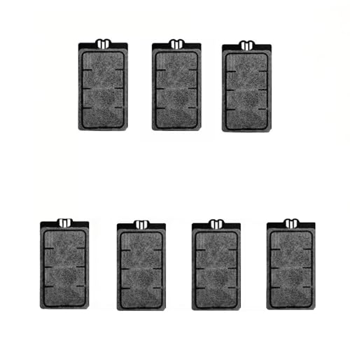 7 Pack 3-Layer Auqarium Filter Replacement Plates,Turtle Filter Cartridges or Fish Tank Filter Sponges for Low-Water Filter - size: Cartridges-7PCS