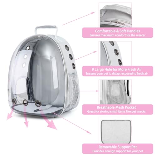 Small Pet Carrier Backpack Rabbit Carrier with Harness Vest Stretchy Elastic Leash Large Breathable Pet Carrier Airline Approved for Bunny Guinea Pig Ferret Hedgehog Kitten Travel Walking - color: Rabbit Carrier Backpack
