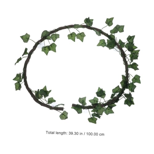 BESPORTBLE Reptile Tank Vine Decor Bendable Climbing Vine Landscaping Reptile Fake Decoration Tortoise Habitat Accessories