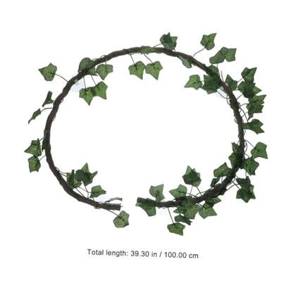 BESPORTBLE Reptile Tank Vine Decor Bendable Climbing Vine Landscaping Reptile Fake Decoration Tortoise Habitat Accessories