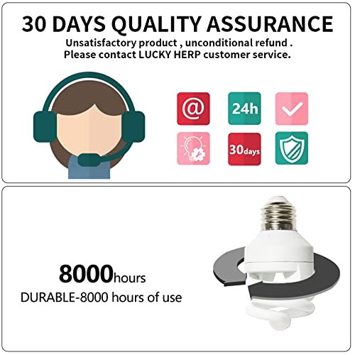 LUCKY HERP Mini UVA UVB Reptile Light 5.0 5W, UVB Bulb for All Tropical and Sub Tropical Reptiles, Compact Fluorescent Reptile UVB Bulb for Chameleons, Turtle, Gecko, Lizard, etc. - style: UVB5.0 5W