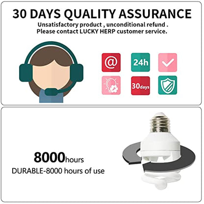LUCKY HERP Mini UVA UVB Reptile Light 10.0 9W, UVB Bulb for All Desert Dwelling Reptiles, Compact Fluorescent Reptile UVB Bulb for Turtle, Bearded Dragon, Lizard, Gecko etc. - style: UVB10.0 9W